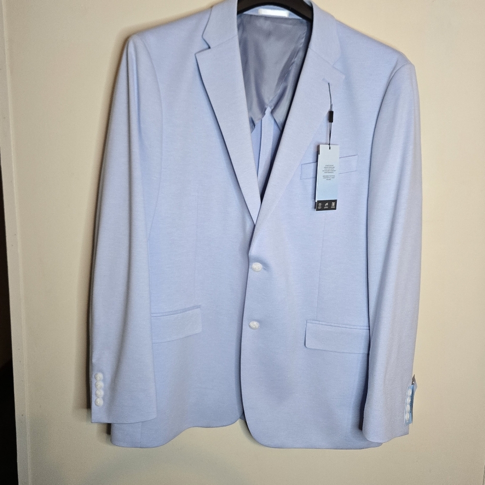 Van Heusen Light Blue Blazer 46 Long